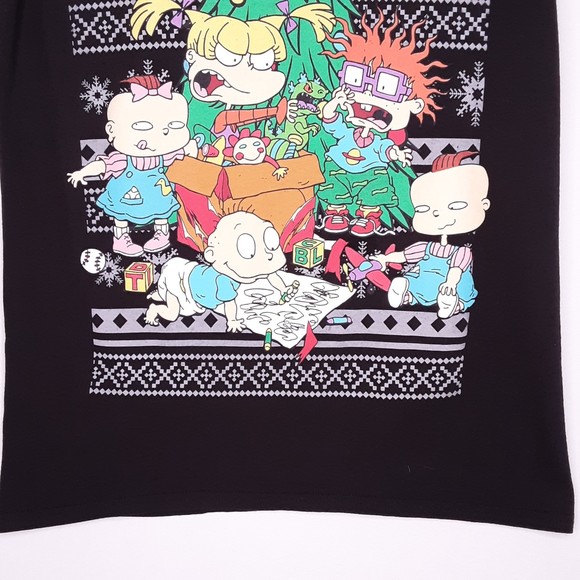 Nickelodeon Rugrats Christmas Graphic Tee Shirt Size Small - Picture 4 of 6